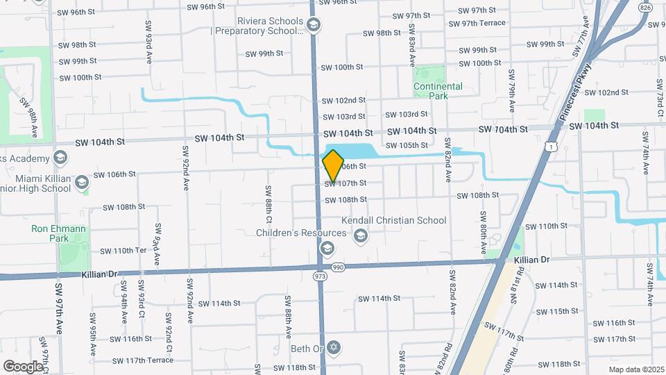 8600 SW 107th St Map and Location Details