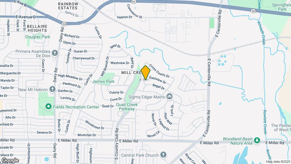 1206 Mill Spring Dr Map and Location Details