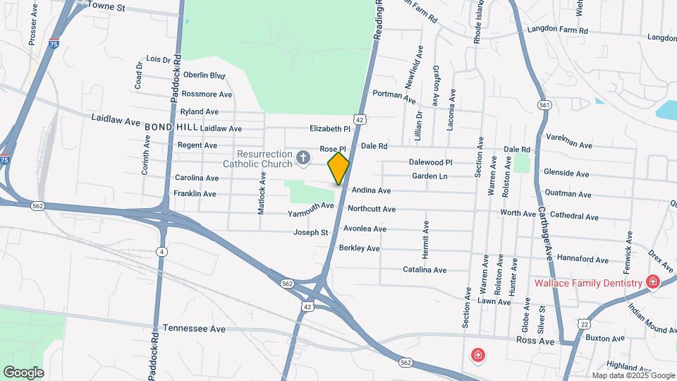 4843 Reading Rd Mapa y Detalles de la Ubicación