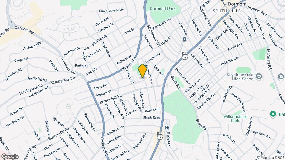 21 N Meadowcroft Ave Mapa y Detalles de la Ubicación