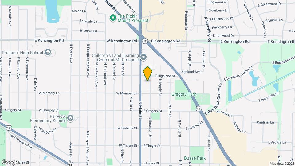 514 N Emerson St Map and Location Details