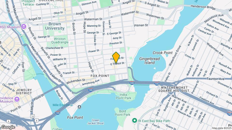 41 E Transit St Map and Location Details