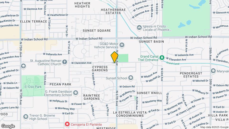 3646 N 67th Ave Map and Location Details