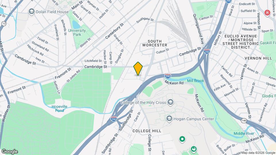 10 Crompton St Mapa y Detalles de la Ubicación