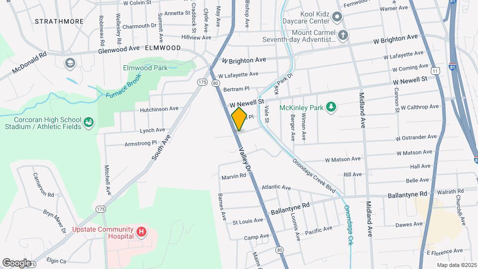 401 Valley Dr Map and Location Details