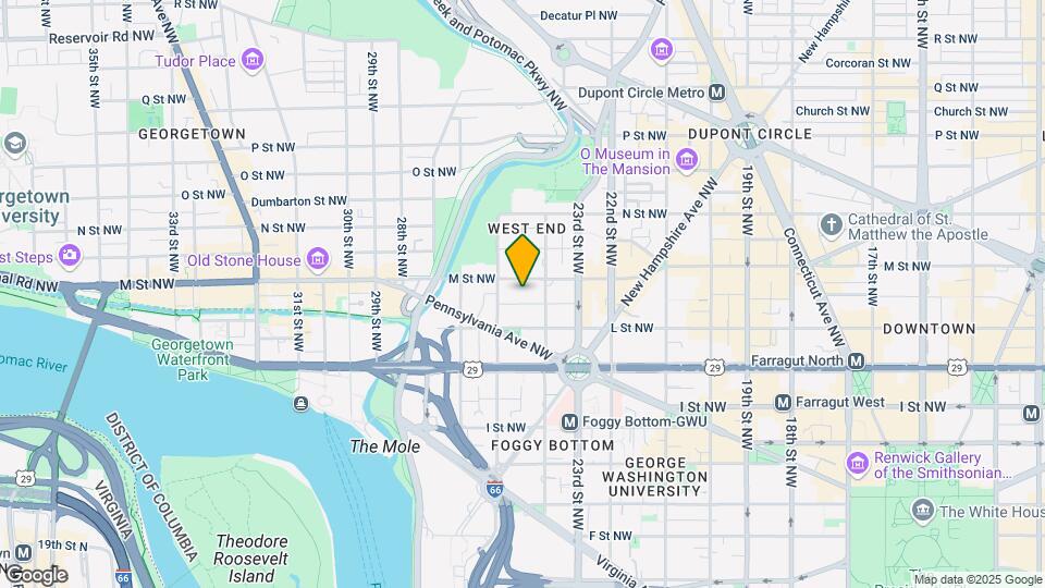 2400 M St NW Map and Location Details