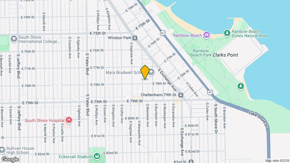 2706 E 78th St Map and Location Details