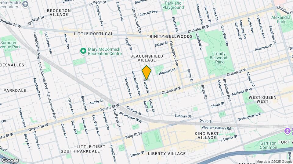 141-143 Lisgar St Map and Location Details