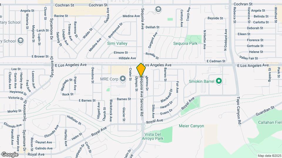 1829 Sequoia Ave Map and Location Details