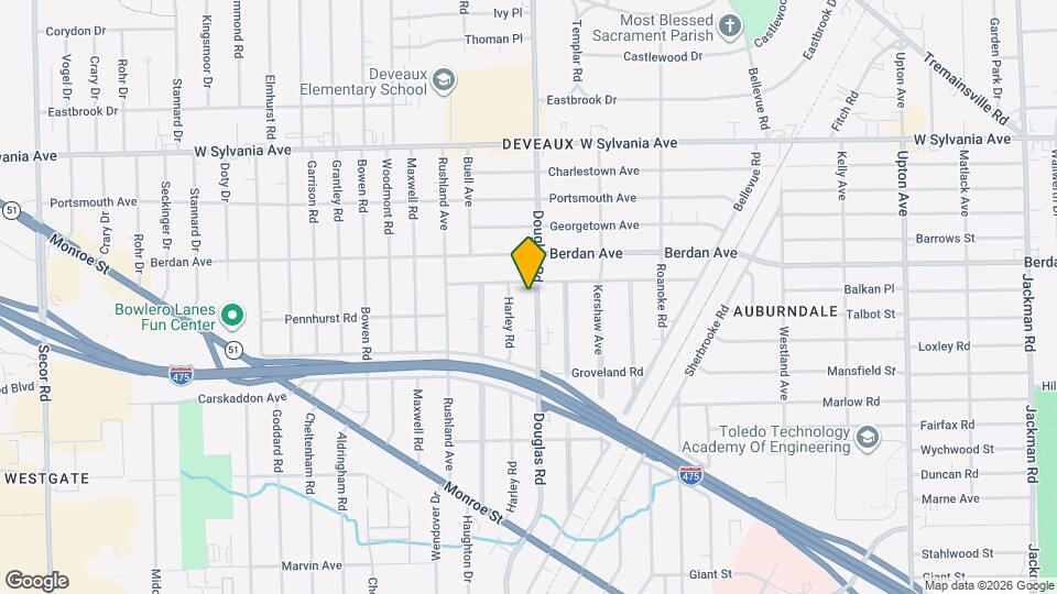 3721 Douglas Rd Map and Location Details