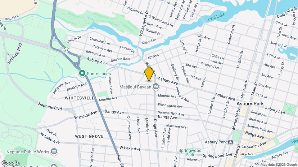 1609 Sewall Ave Map and Location Details