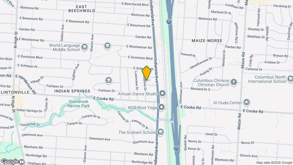 4230 Eastlea Dr Map and Location Details