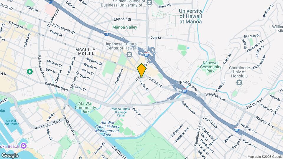 931 University Ave Map and Location Details