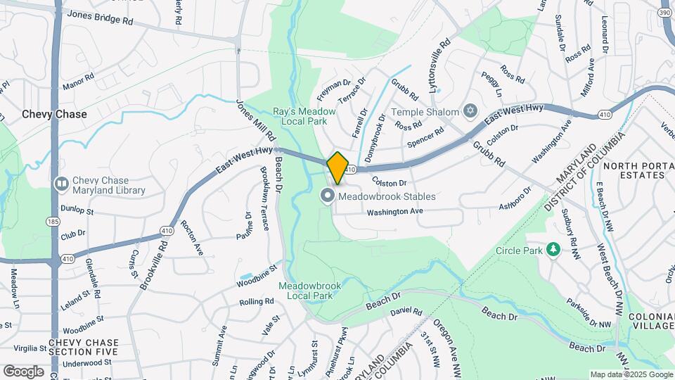 8205 Meadowbrook Ln Map and Location Details