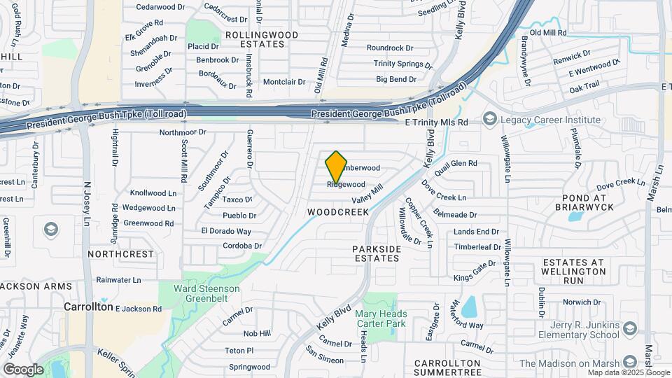 2210 Ridgewood Map and Location Details