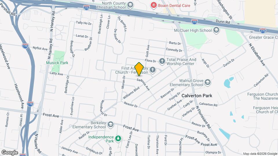 219 Sadonia Ave Map and Location Details