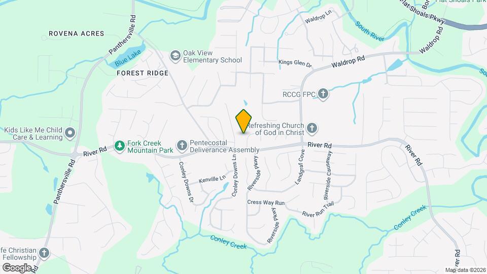 3847 Heathermere Landing Map and Location Details