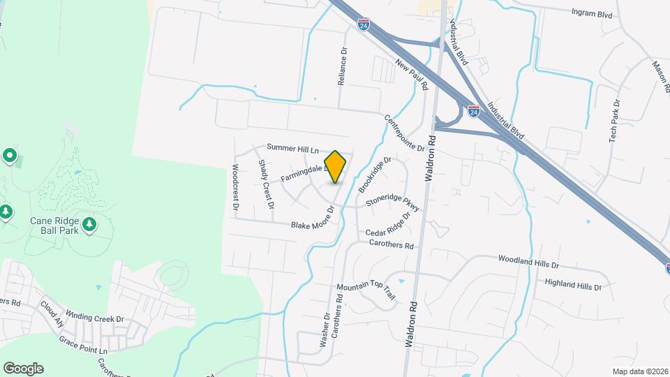 588 Blake Moore Dr Map and Location Details