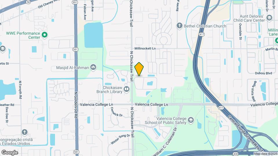 8217 Sun Spring Cir Map and Location Details