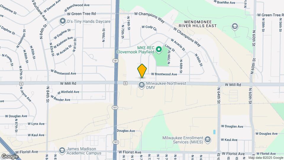 6400 N 73rd St Map and Location Details
