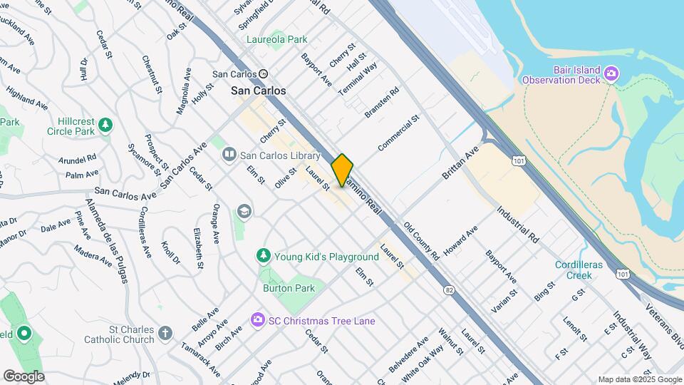 939 Laurel St Map and Location Details