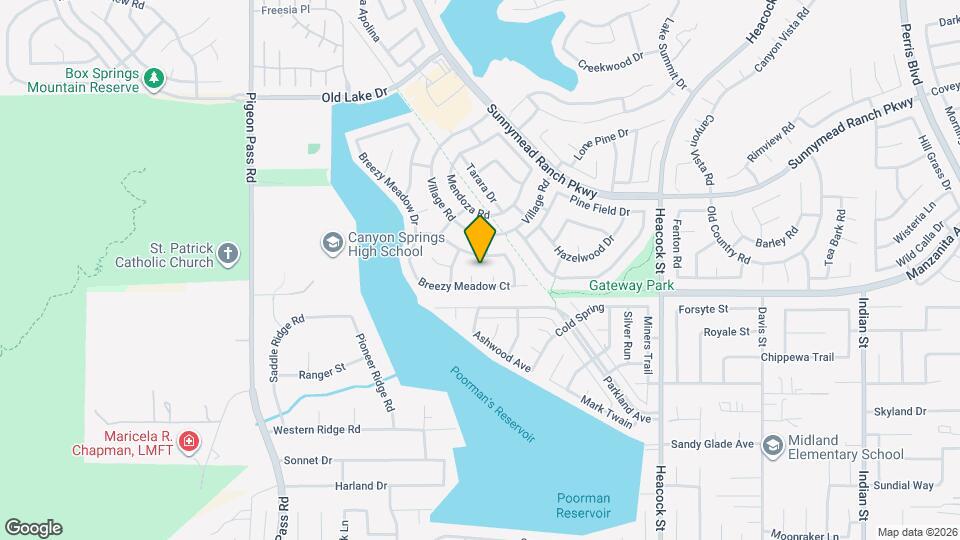 10950 Grass Valley Cir Map and Location Details