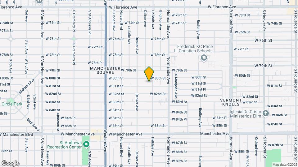 1513 W 81st St Map and Location Details