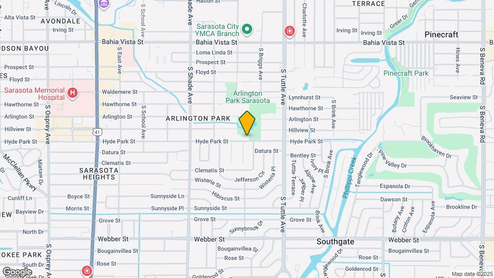 2641 Hyde Park St Map and Location Details