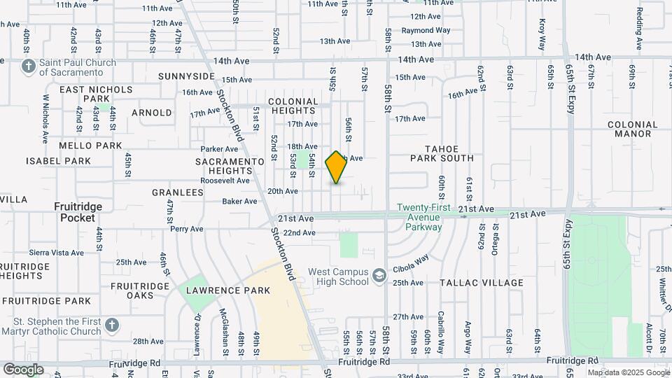 4457 55th St Map and Location Details