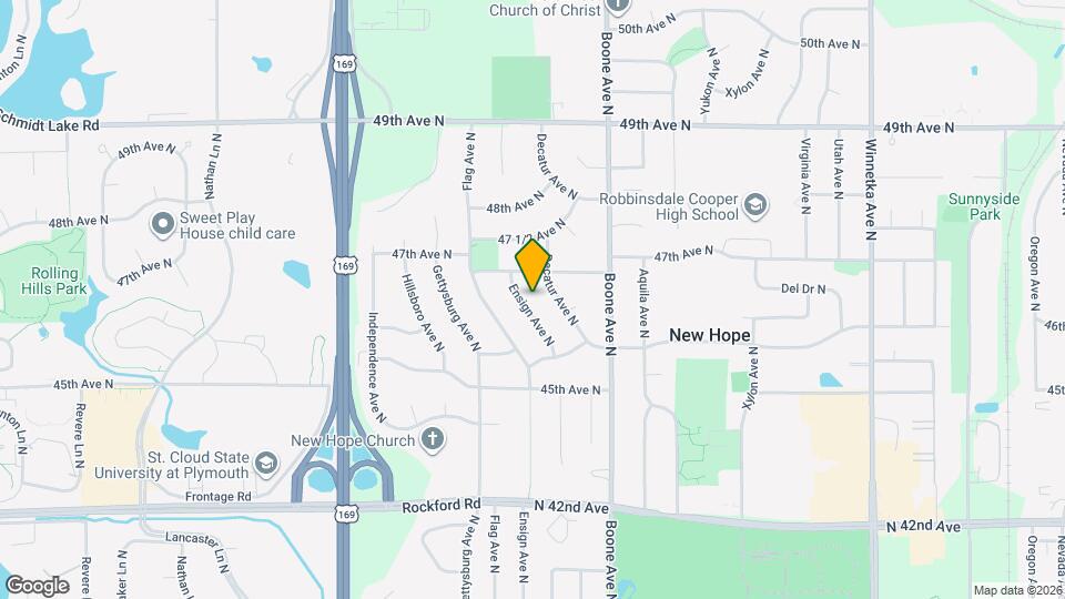 4656 Ensign Ave N Map and Location Details