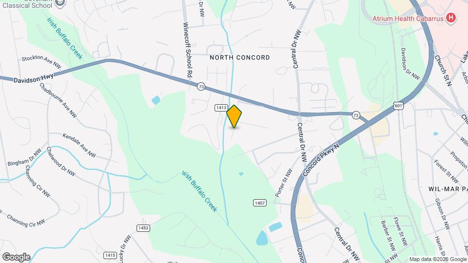 1033 Gaither Pl NW Map and Location Details