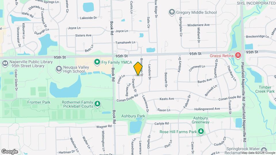 1608 Frost Ln Map and Location Details