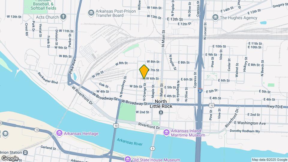 523 N Orange St Map and Location Details