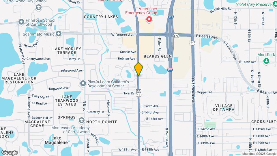 Windwood Oaks Tampa Apartments, Ltd Map and Location Details