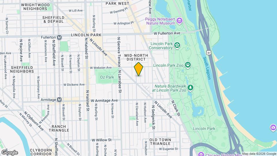 2119 N Cleveland Ave, Unit 1 Map and Location Details