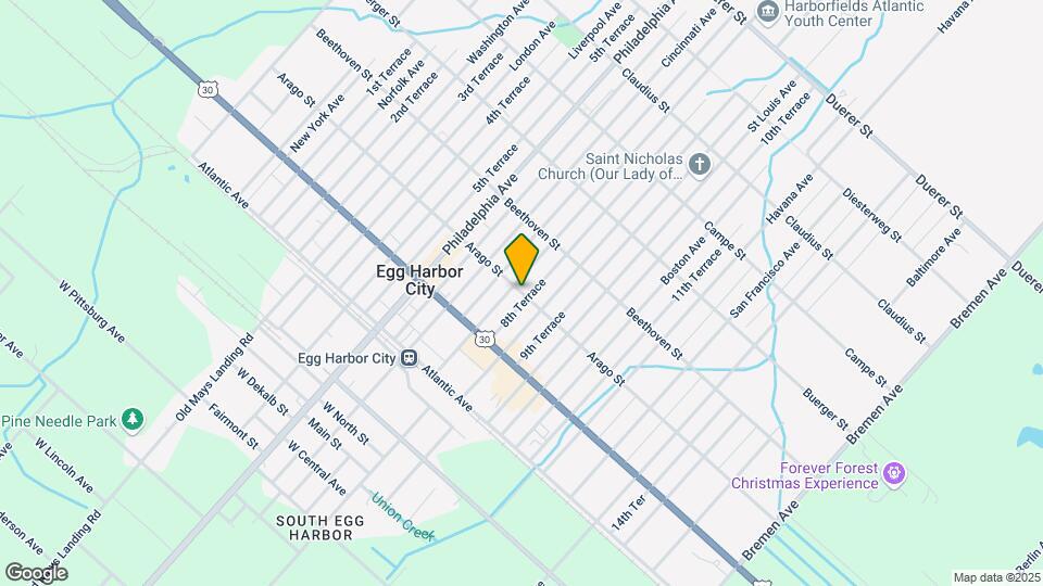 801 Arago St Map and Location Details