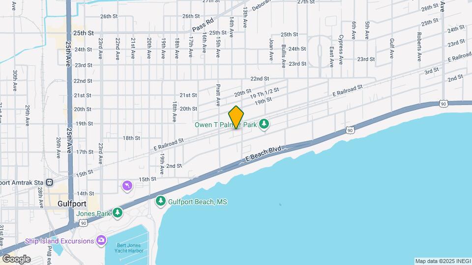 1615 Thornton Ave Map and Location Details