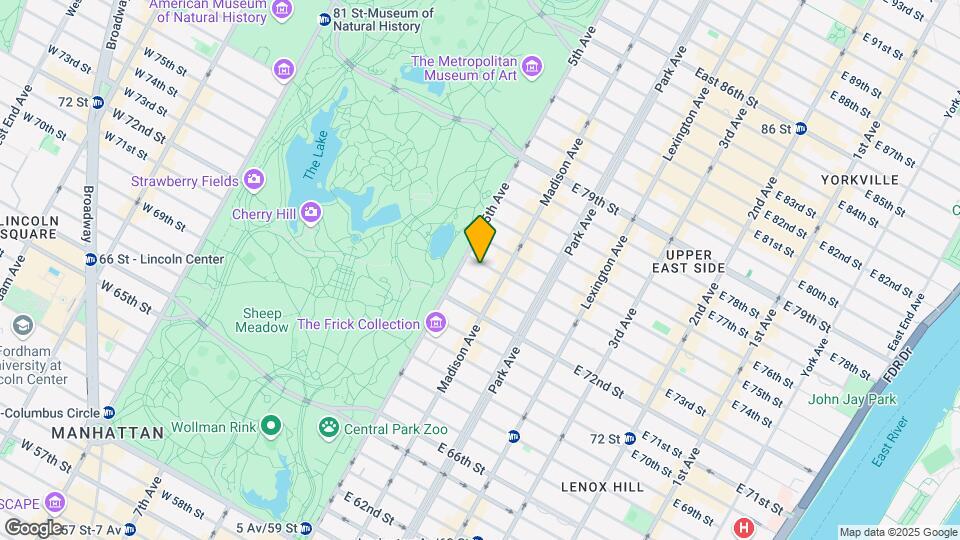 8 E 74th St Map and Location Details