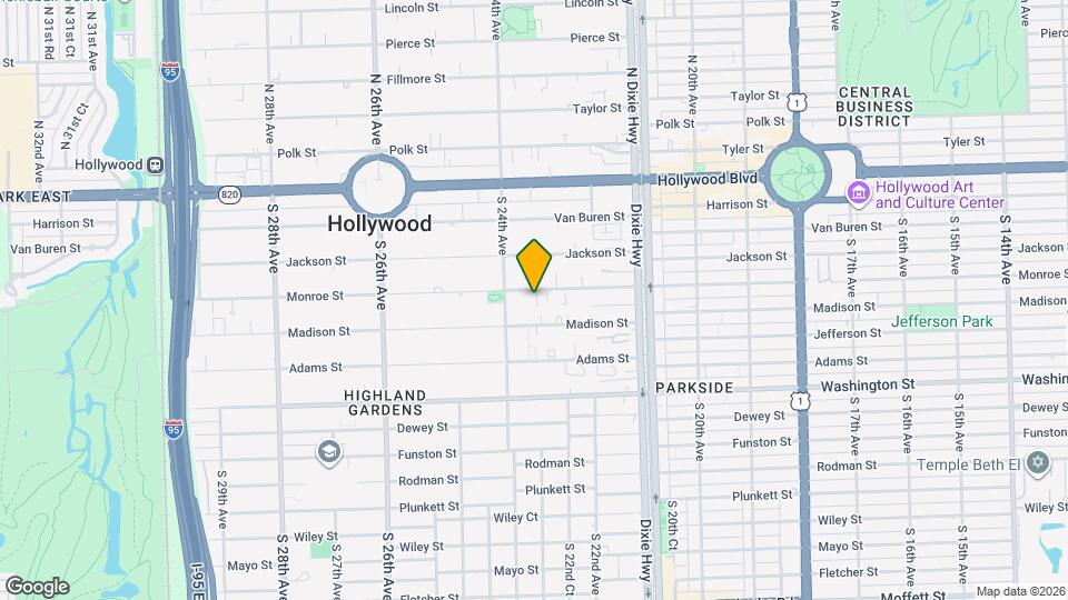 2308 Monroe St Map and Location Details