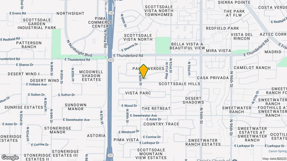 9012 E Sutton Dr Map and Location Details
