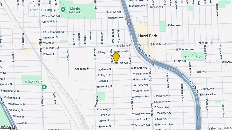 433 W Otis Ave Map and Location Details