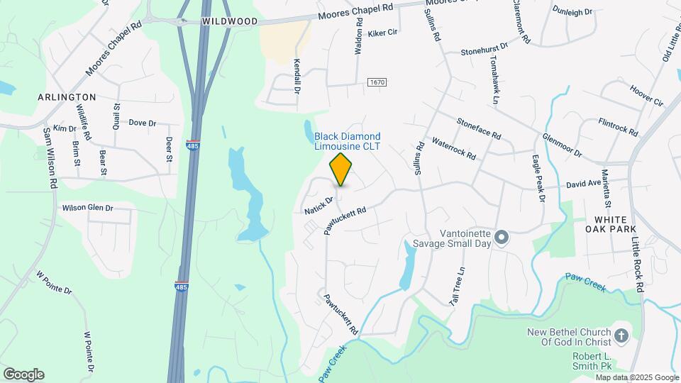 6412 Pennacook Dr Map and Location Details