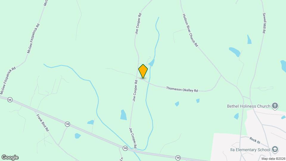 721 Thomason Okelley Rd Map and Location Details