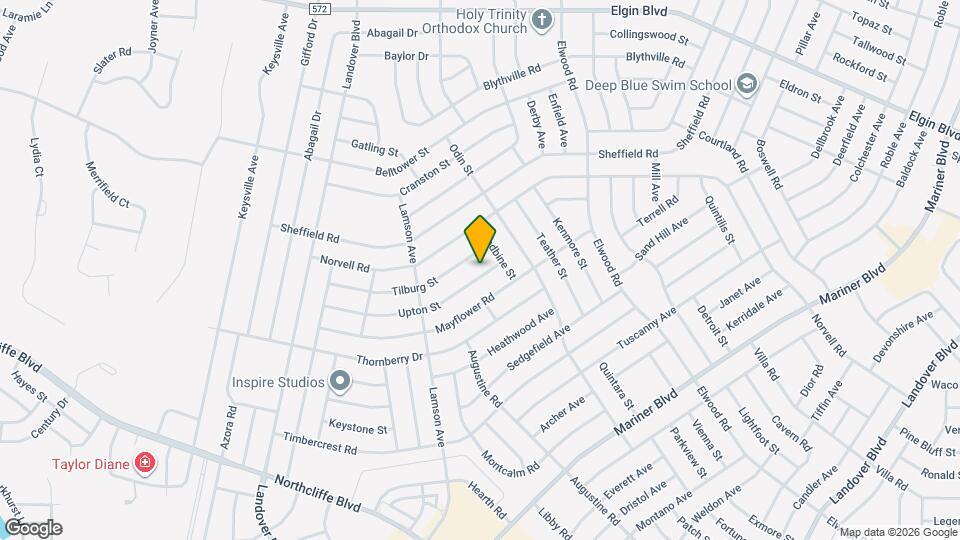 11117 Upton St Map and Location Details