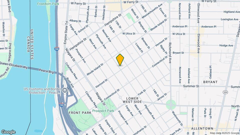 355 Plymouth Ave Map and Location Details