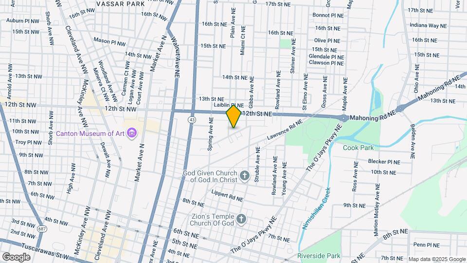 915 Highland Rd NE Map and Location Details