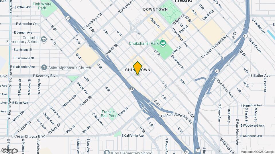 818 E St Map and Location Details