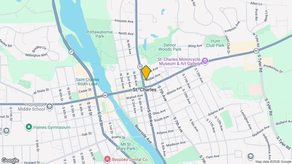 20 N 5th Ave Map and Location Details