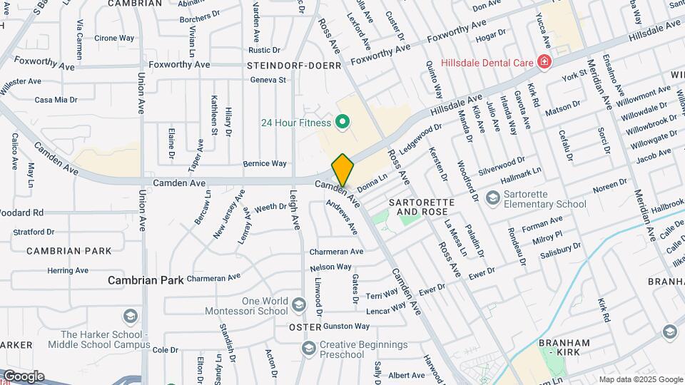 3679 Camden Ave Map and Location Details