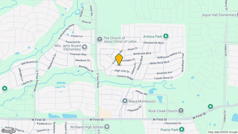 15900 Alvarado Dr Map and Location Details